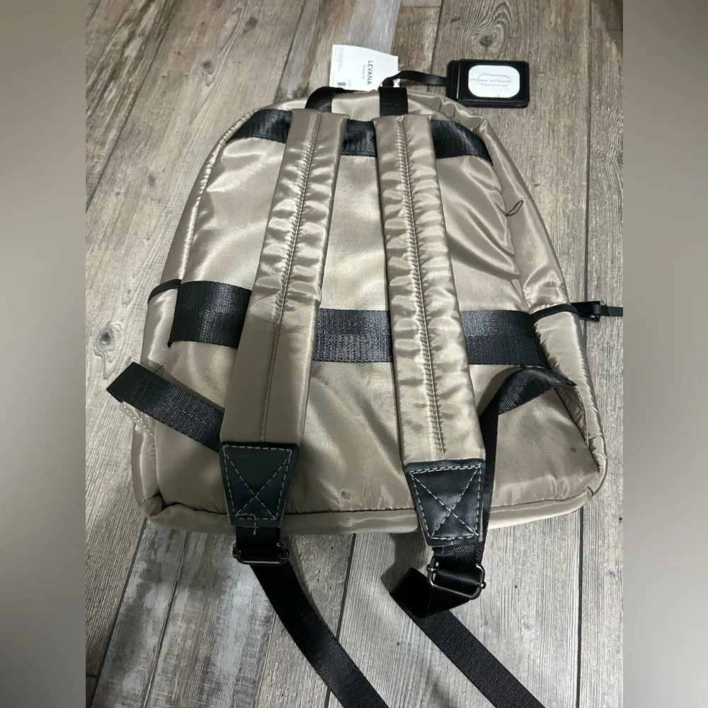 Paris‎ Levana taupe black Backpack w/ Laptop Sleeve Palisade Collection